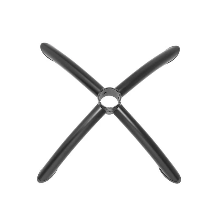 Black Metal Iron 4-Star Chair Base Chair Legs